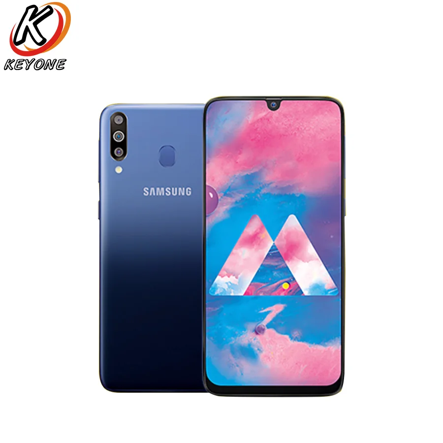 Мобильный телефон samsung Galaxy M30 M305F-DS, 6,4 дюймов, 4 Гб ОЗУ, 64 Гб ПЗУ, четыре ядра, тройная задняя камера 13 МП+ 5 Мп+ 5 МП, Android