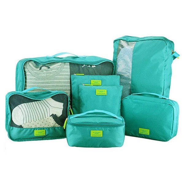 packing cubes with laundry bag