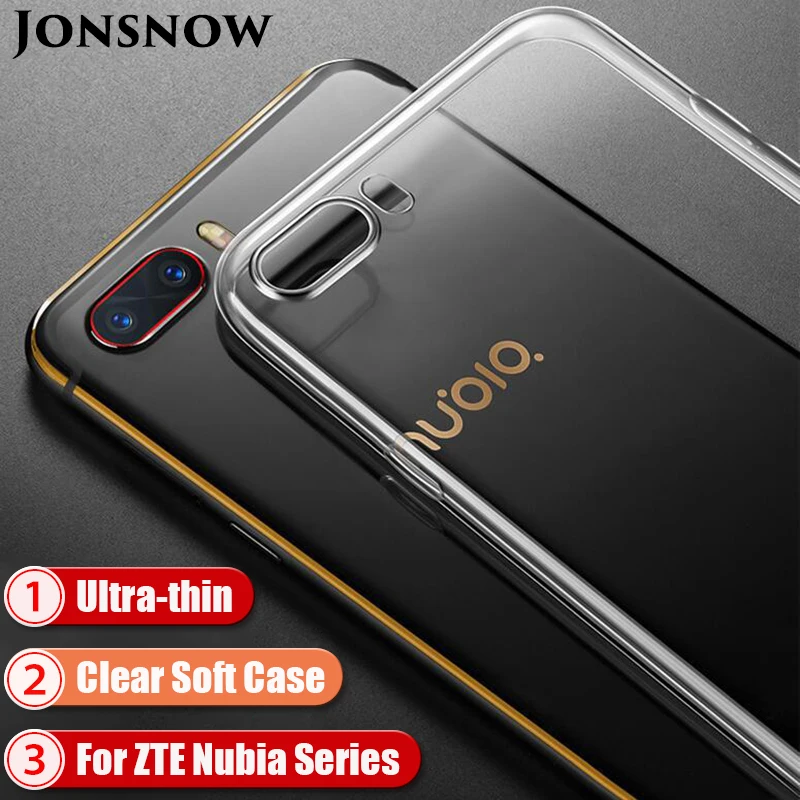 Прозрачный силиконовый чехол для ZTE Nubia Z17 Lite мягкий M2 телефона Z11 Mini S/ из ТПУ