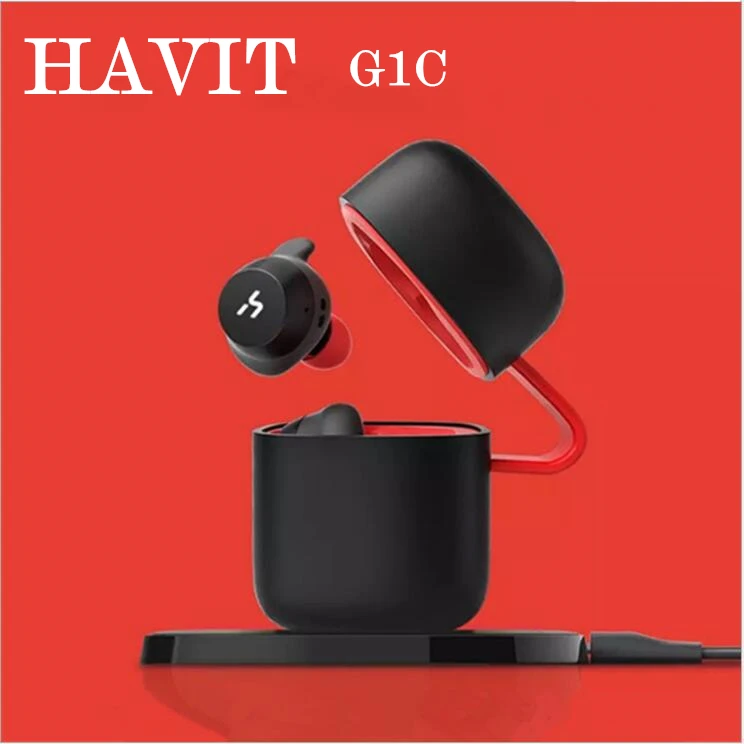 

DDO HAVIT TWS Bluetooth Earphone True Wireless Sport Earphone Waterproof Stereo Earbuds With Microphone for Handsfree Calls G1