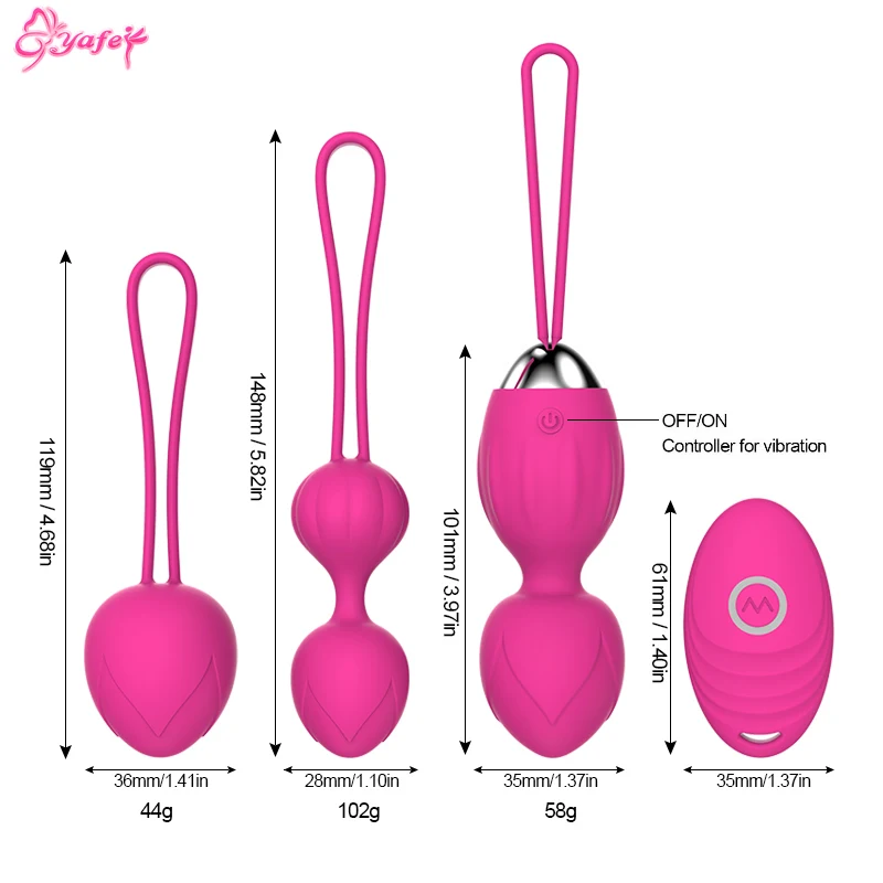 Vaginal Balls Sex Toys for Women Kegel Ball Vagina Exercise Tighten Massage Wireless Remote Control Kegel Vibrating Egg Female 5