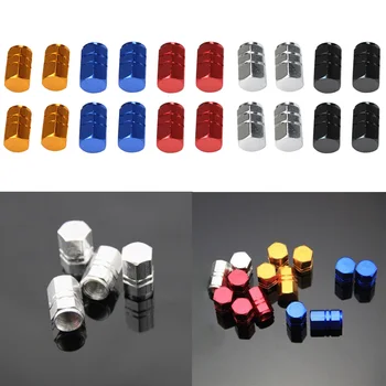 

Theftproof Aluminum Car Wheel Tires Valves Tyre Stem Air Caps Airtight Cove 4pcs/set