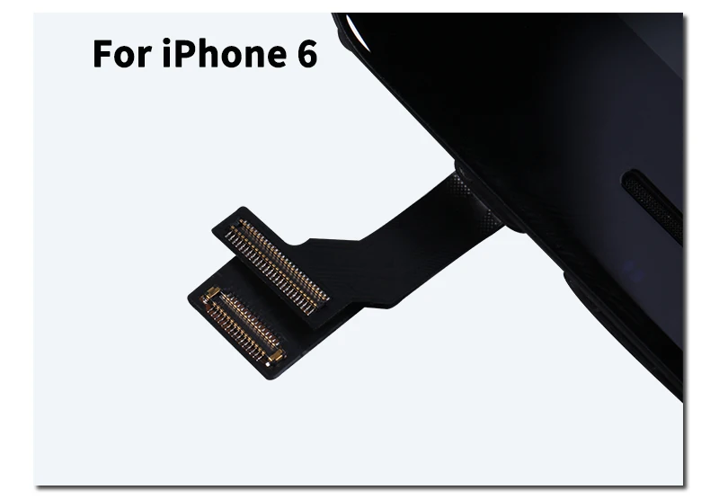 AAAAA ЖК-дисплей для iPhone 6 проверка и тестирование Замена сенсорного экрана для iPhone 5 5S 6plus 6s 7+ закаленное стекло+ Инструменты+ ТПУ чехол