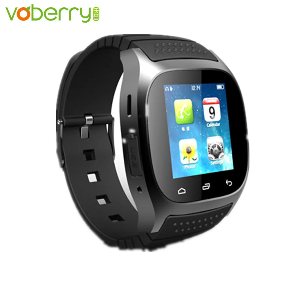 Voberry M26 Bluetooth Smartwatchs SMS Remind Pedometer Smart Watch Women Men Waterproof Android Anti-lost Alert Phone | Электроника