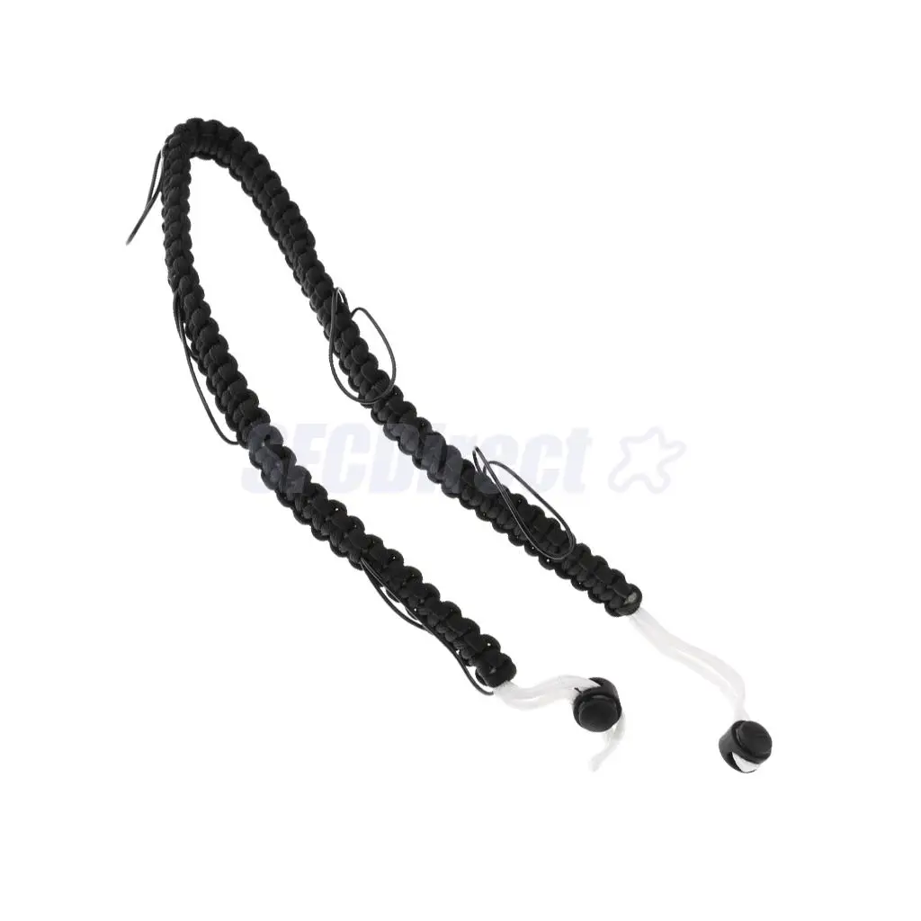  Nylon Braided Paracord Fly Fishing Lanyard Fishing Forceps Line Cleaner Nipper Patch Holder Tools Neck Strap
