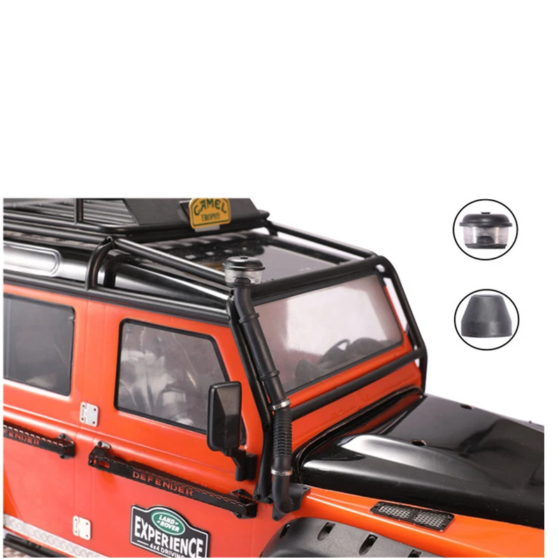 

1Set Wading Throat Mushroom Head Snokle Dust Cover Air Inlet Sand Cage DJC-0650 f RC TRAXXAS trx-4 Lxxd Rxxer Defender Car Model