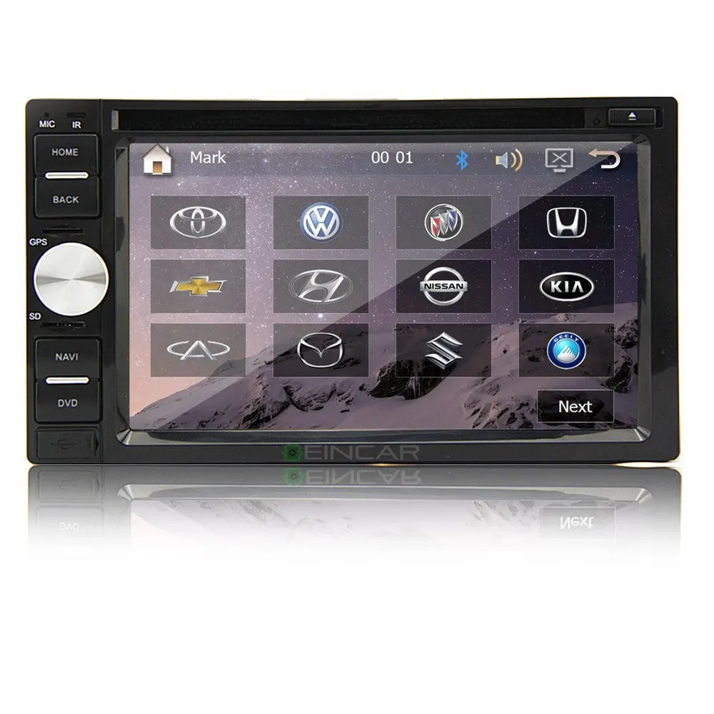 6.2 inch Car DVD Player GPS Stereo In Dash Receiver with HD Digital