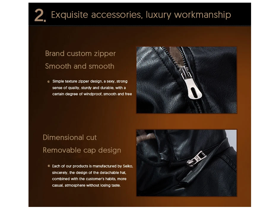 men leather coat