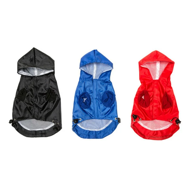 Pet Raincoat Leisure Waterproof Lightweight Dog Coat Jacket Summer Clothes For Dogsin Dog