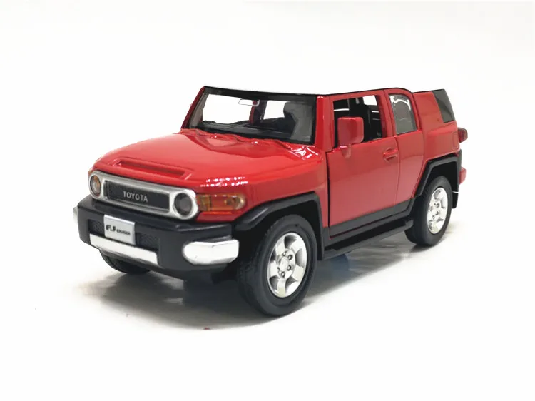 1:32 весы TOYOTA FJ Cruiser SUV литая модель металлическая игрушка модель звуковой светильник автомобиль оттягивающийся развивающие для детской коллекции подарков