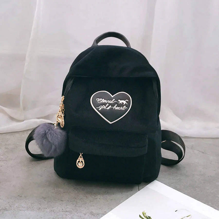 Mara's Dream велюровый женский рюкзак, женские милые большие рюкзаки, школьная сумка высокого качества, Подростковая маленькая сумка, корейский рюкзак