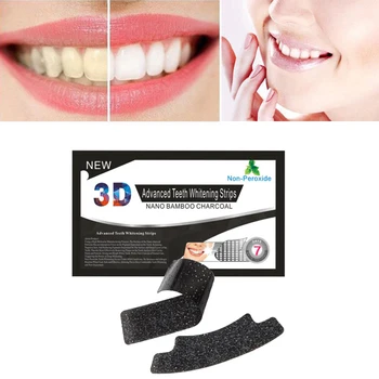 

3D White Gel Teeth Whitening Strips Oral Hygiene Care Double Elastic Teeth Strips Whitening Dental Bleaching Tools TSLM2