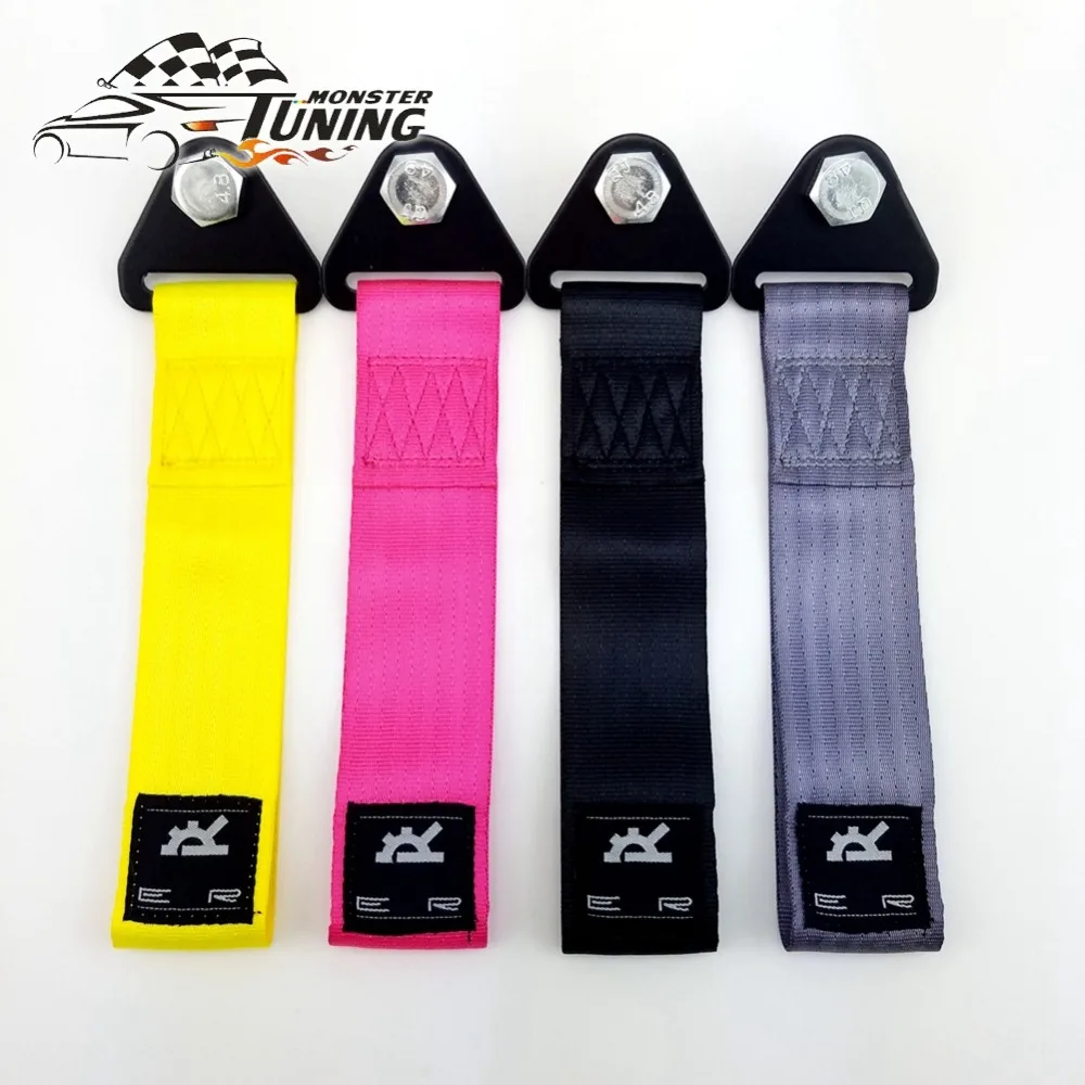 

Tuning Monster Universal High Quality Tow Strap Racing Car Tow Straps / Tow Ropes / Hook / Towing Bars
