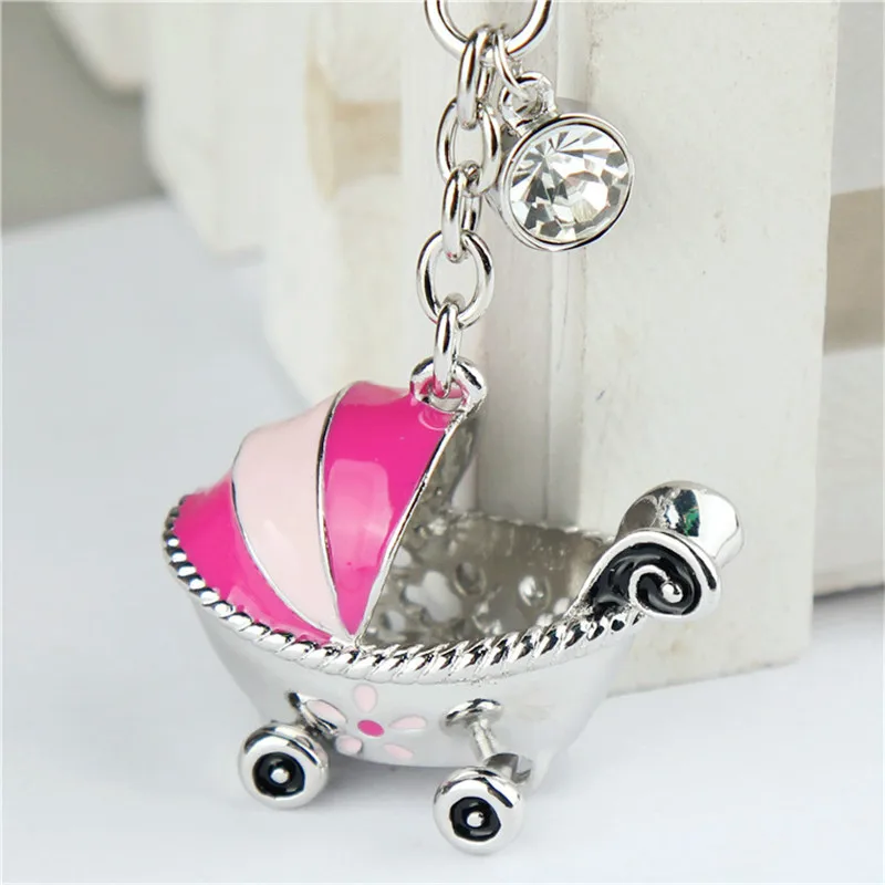 New Creative personality jewelry cute baby car keychain car key chain ...