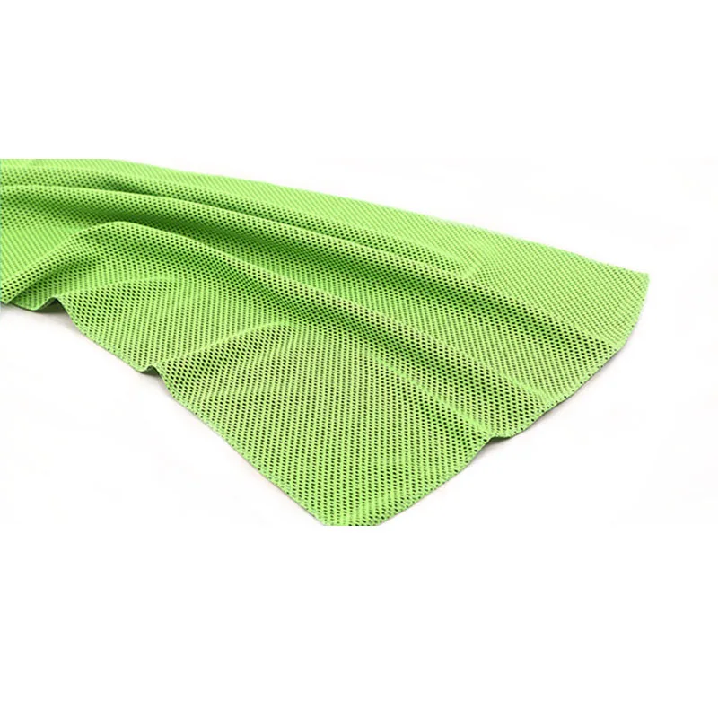 LDAJMW Спортивное охлаждающее уютное полотенце ледяное холодное долговечное беговое плавание Тренажерный Зал Путешествия портативное быстросохнущее полотенце - Цвет: Зеленый