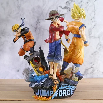 

Jump Force Luffy Son Goku Naruto Action Figures 1/8 scale painted figure Collector's Edition Statue PVC figure Toys Brinquedos