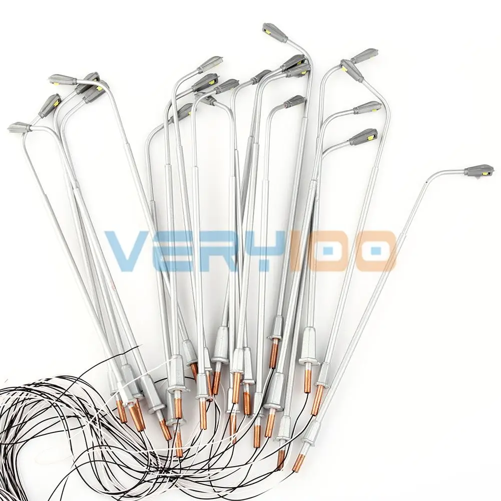 

20pcs Lot HO Scale 1:100 Lamp Post Street LEDs Lights Model Railway Train Layout