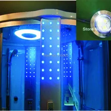 20 шт. водонепроницаемый встраиваемый SMD5050 1/2 Вт RGB маленькая звезда подводный светодиодный светильник для сауны и гидромассажной ванны с 1 шт. контроллером и adpater