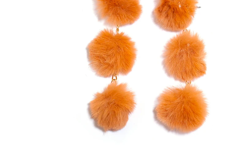 AYAYOO Long Fashion Drop Earrings For Women Jewelry 2018 Handmade ZA Tassel Fringe Earrings Red Bohemian Pom Pom Earring Brincos (5)