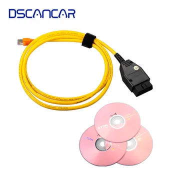 

For BMW ENET (Ethernet to OBD) Interface Cable E-SYS ICOM Coding F-series