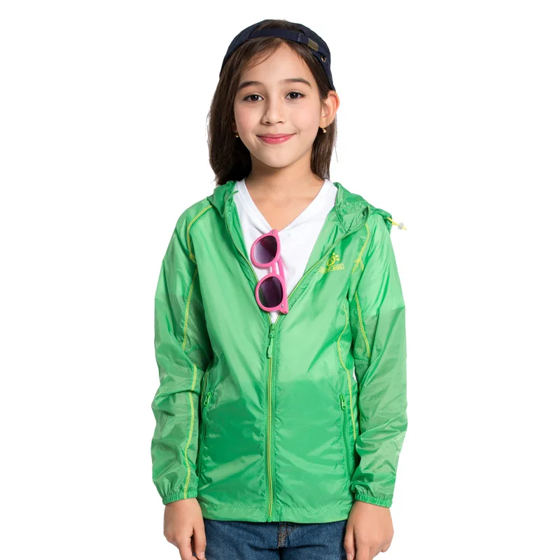 2016 Kids Outdoor Sport Sun Protection Beach Skin Jackets Children Boy