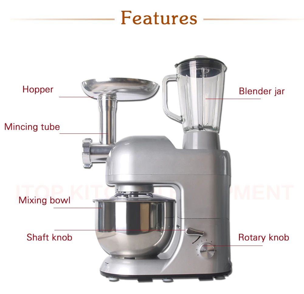 Discount ITOP 12 Functions Food Processor Mixer Blender Sausage Stuffer Fruit Juicer Meat Dough Egg Mixers Meat Grinder Chef Machine 5 Discount ITOP 12 Functions Food Processor Mixer Blender Sausage Stuffer Fruit Juicer Meat Dough Egg Mixers Meat Grinder Chef Machine 5