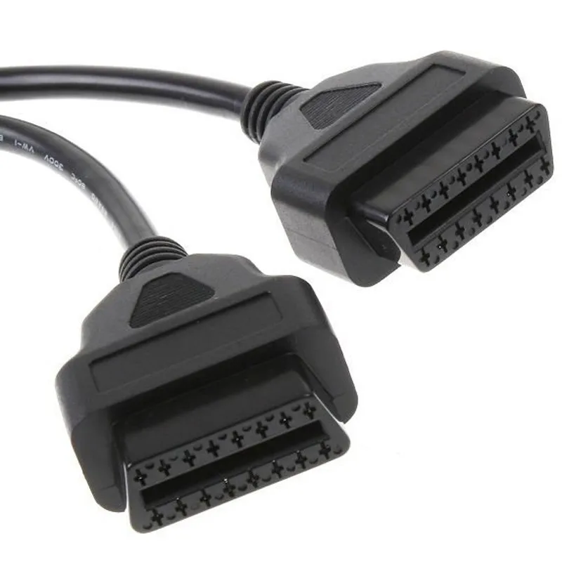 16 Pin 30cm 1-2 OBD2 Cable Extension Splitter Male (3)