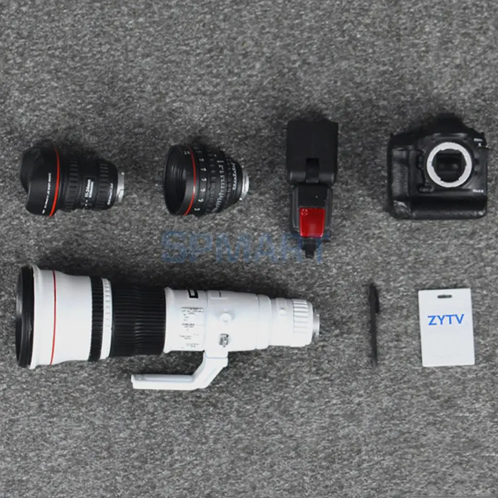 

1/6 Scale DSLR Digital Camera & 3 Lens Set Accessories for 12'' Hot Toys Action Figure