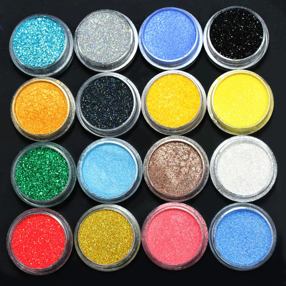 

16 Mix Color Powder Eyeshadow Makeup Cosmetics SALON SET 16#1SET
