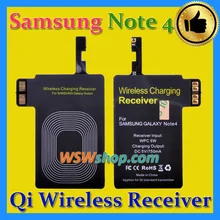 Excellent Higher Quality Qi Wireless Charging Receiver For Samsung Galaxy Note 4 Qi Wireless Charger Receive Adaptor For Note 4