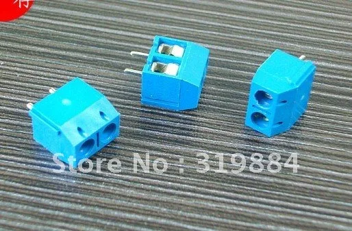 

Free shipping 50pcs 2Pin 2p Screw Terminal Blocks Connector 5.0mm Pitch