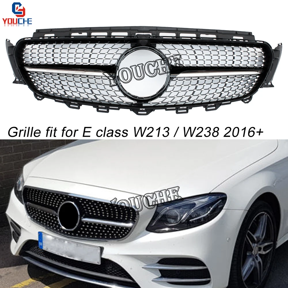 Замена переднего бампера Решетка грили для Mercedes E class W213 W238 C238 Coupe Sedan Cabriolet Sport AMG