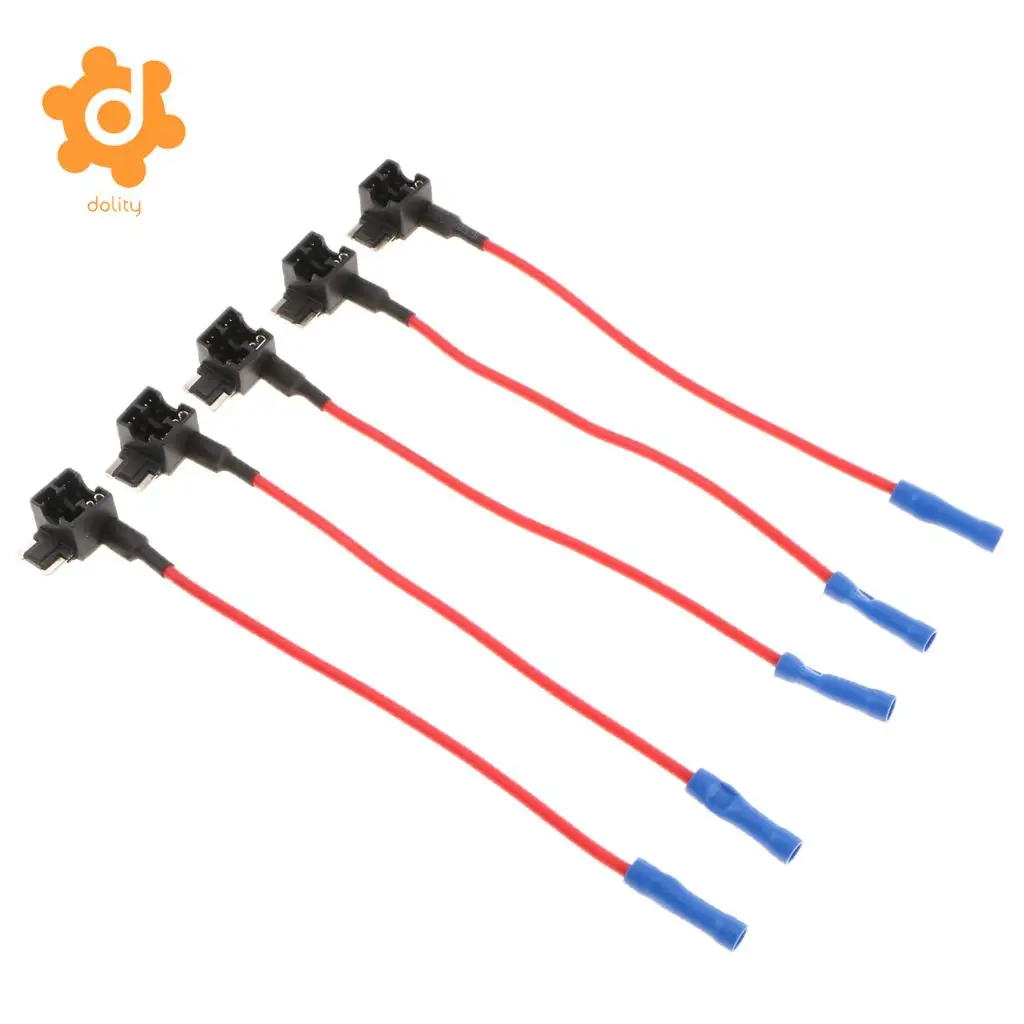 5 Pieces 15A ACN TAP Add-a-circuit Low Profile Mini Blade Style Fuse Holders