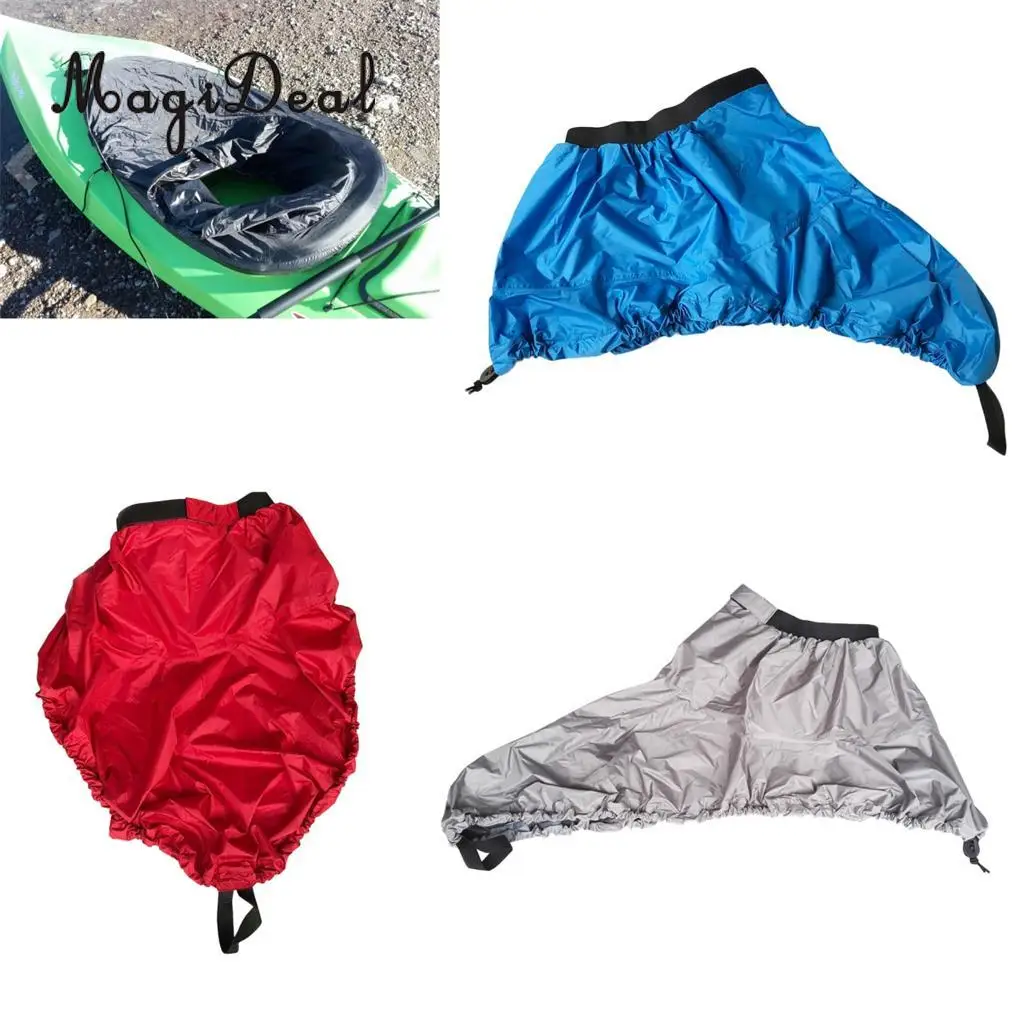 MagiDeal Universal 1Pc Adjustable Kayak Canoe Boat Cockpit Spray Skirt Deck Cover for Dinghy Rowing Diver Drifting Water Sports
