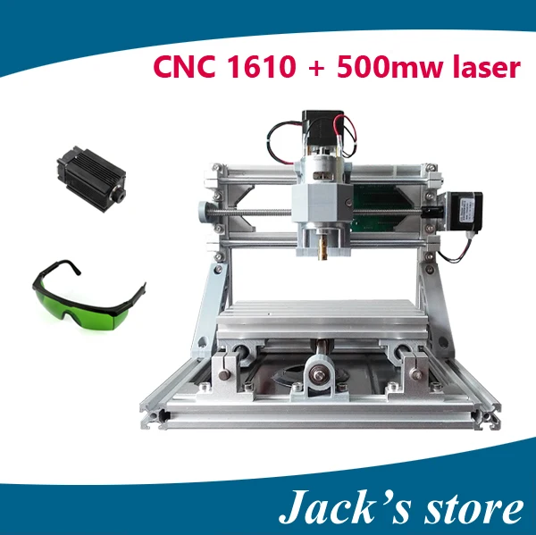 

CNC 1610 +500mw laser tube,diy cnc engraving machine,Pcb Milling Machine,Wood Carving machine,cnc router,cnc1610,GRBL control