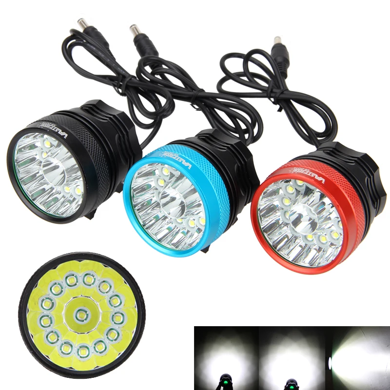30000 Lumen 3x LED XM-L T6 18650 Headlamp Headlight Head Light Torch Flashlight
