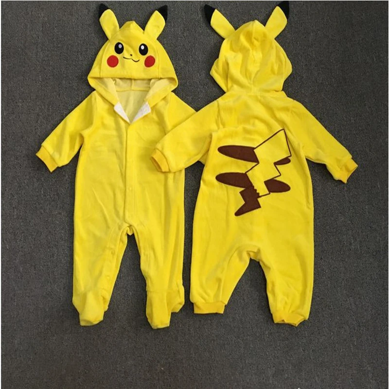 Bebe Filles Garcon Vetements Nouveau Ne Bebe Barboteuses Garcons Vetements Pyjamas Pokemon Enfants Bebe Pikachu Costumes Combinaisons Infantile 3 6 24 M Aliexpress