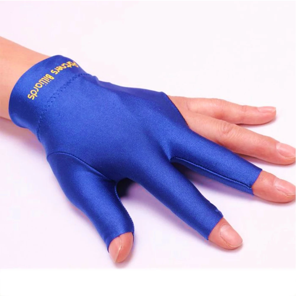 

1pc New Snooker Billiard Cloak Glove Pool Left Hand Open Three Finger Glove Fitness Accessories 2 Colors