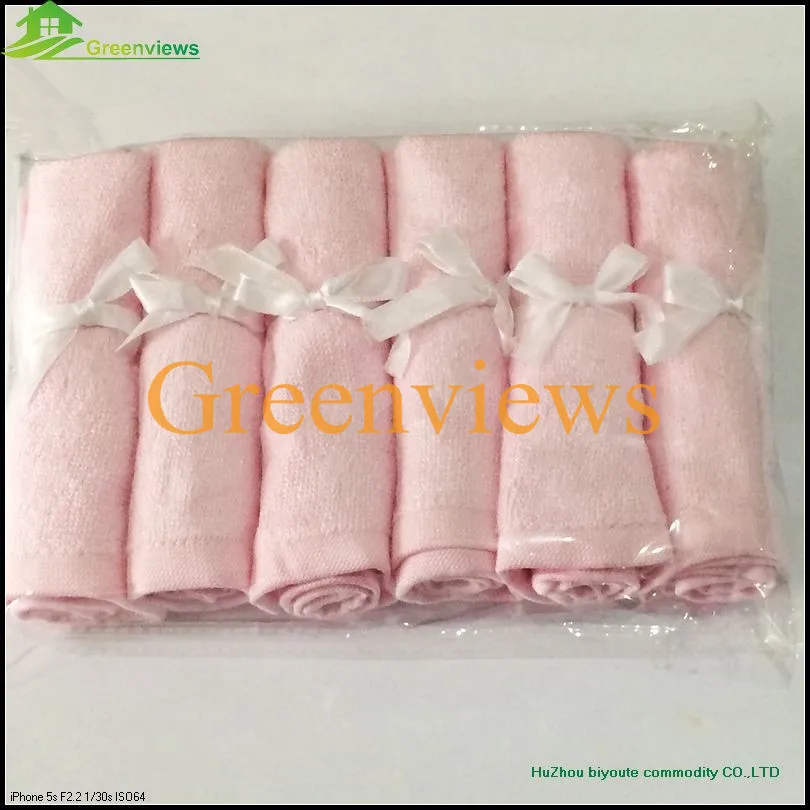 Children Washcloth Face Towels Washers Hand Cute Cartoon Wash Cloth Cotton 25X25CM 6pcs/setface