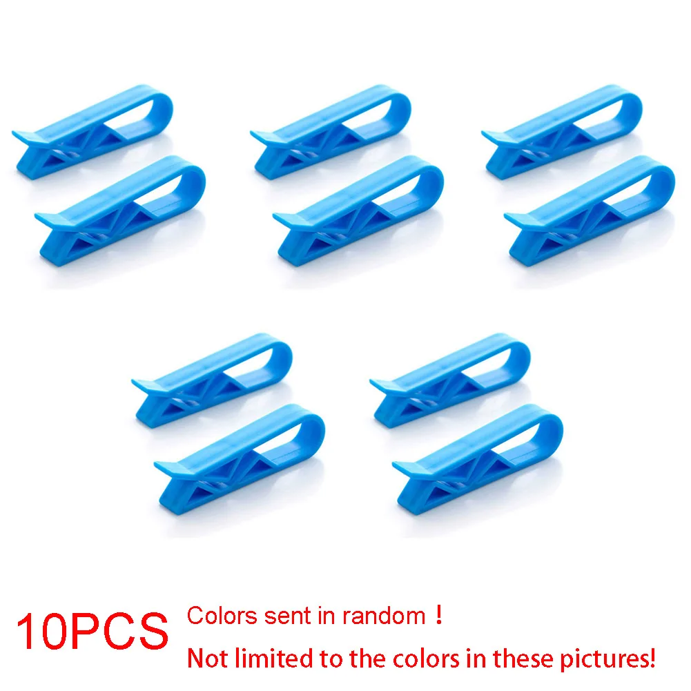 

10Pcs Garbage Bin Clip, Kitchen Washroom Garbage Can Waste Bin Holder, Trash Bag Non-slip Fixation Clip Clamp Organizer