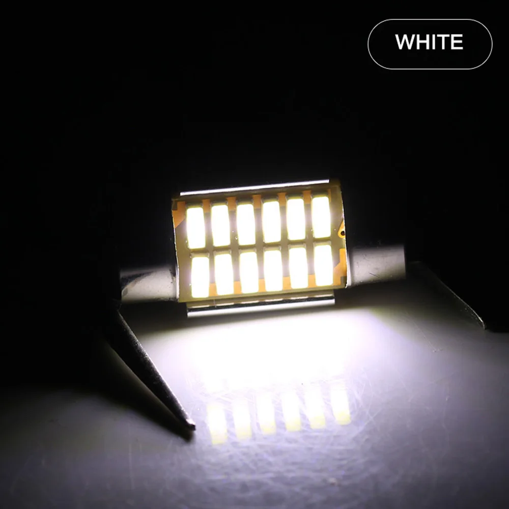 10 шт. двойной наконечник 4014SMD автомобильная светодиодная купольная Гирлянда для