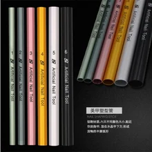 6 шт. разные размеры кривой стержень палочки модный дизайн ногтей инструменты искусственные инструменты для ногтей /200 шт