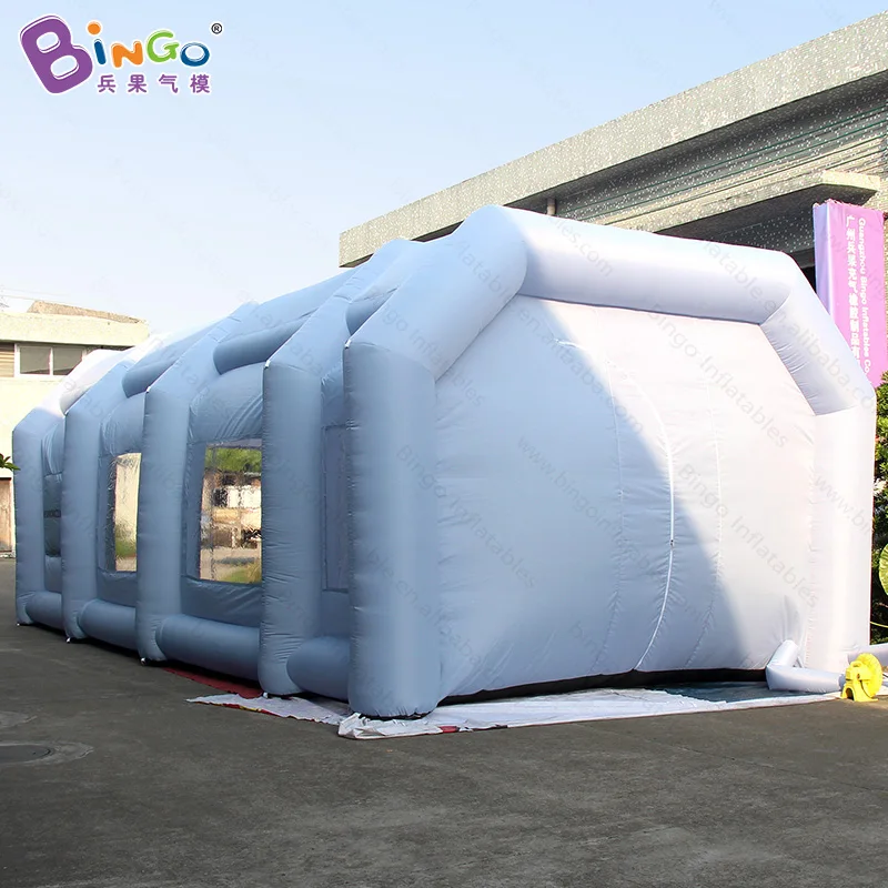 Надувные spray paint booth с воздушные фильтры высокого качества 10 м прямоугольник палатка для покраски автомобилей Игрушка палатки