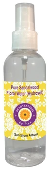 

FRee Shipping Natural Sandalwood Hydrosol (Floral Water) 100ml Santalum album 100% Pure New