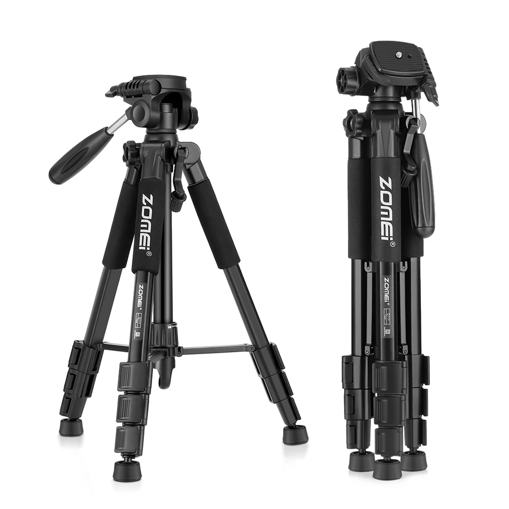 

Zomei Q111 lightweight Portable Aluminium Travel Tripod with bag Camera Accessories Stand for Digital with Pan Head for Dslr