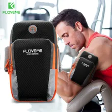 FLOVEME 6 дюймов нейлоновая Спортивная Повязка для Xiaomi mi 9 Red mi Note 7 профессиональная нарукавная повязка сумки для iPhone 7 8 6 6s Plus чехол для huawei P20