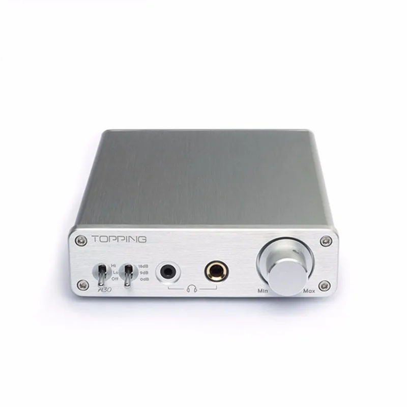 

New Topping A30 Desktop Mini Headphone Amplifier TPA6120 Hifi Music Power Audio Amp Home 3.5mm&6.35mm Headphone Output 110v 220v