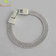 Flyleaf высококачественные бисерные Многослойные Настоящее серебро 925 проба браслеты для женщин модные Изящные ювелирные Браслеты и браслеты