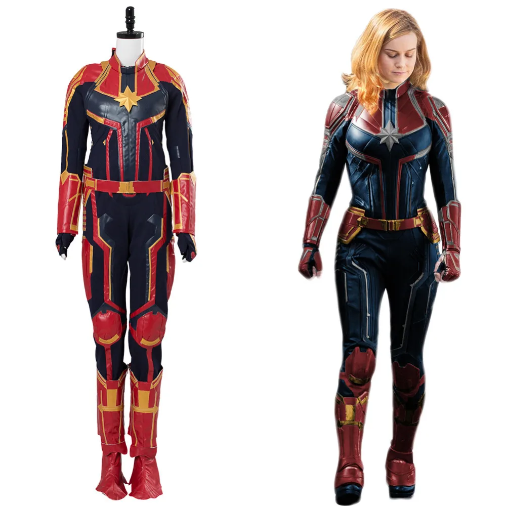 

Avengers 4 Captain Marvel Ms Marvel Carol Danvers Cosplay Costume Customable