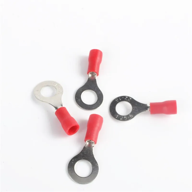 

RV1.25-6 Insulated ring Terminals Electrical Crimp Connector RV1.25-8 RV1.25-10